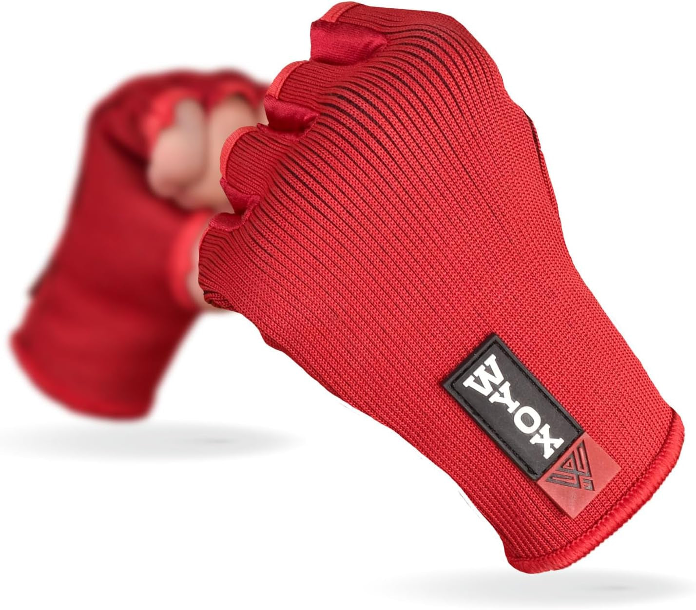 Boxing Hand Wraps Inner Gloves Men Women, Half Finger under Mitts with Elasticated Bandages for Fist Protection, Ideal for Muay Thai, Kickboxing, MMA, and Martial Arts, Perfect for Training