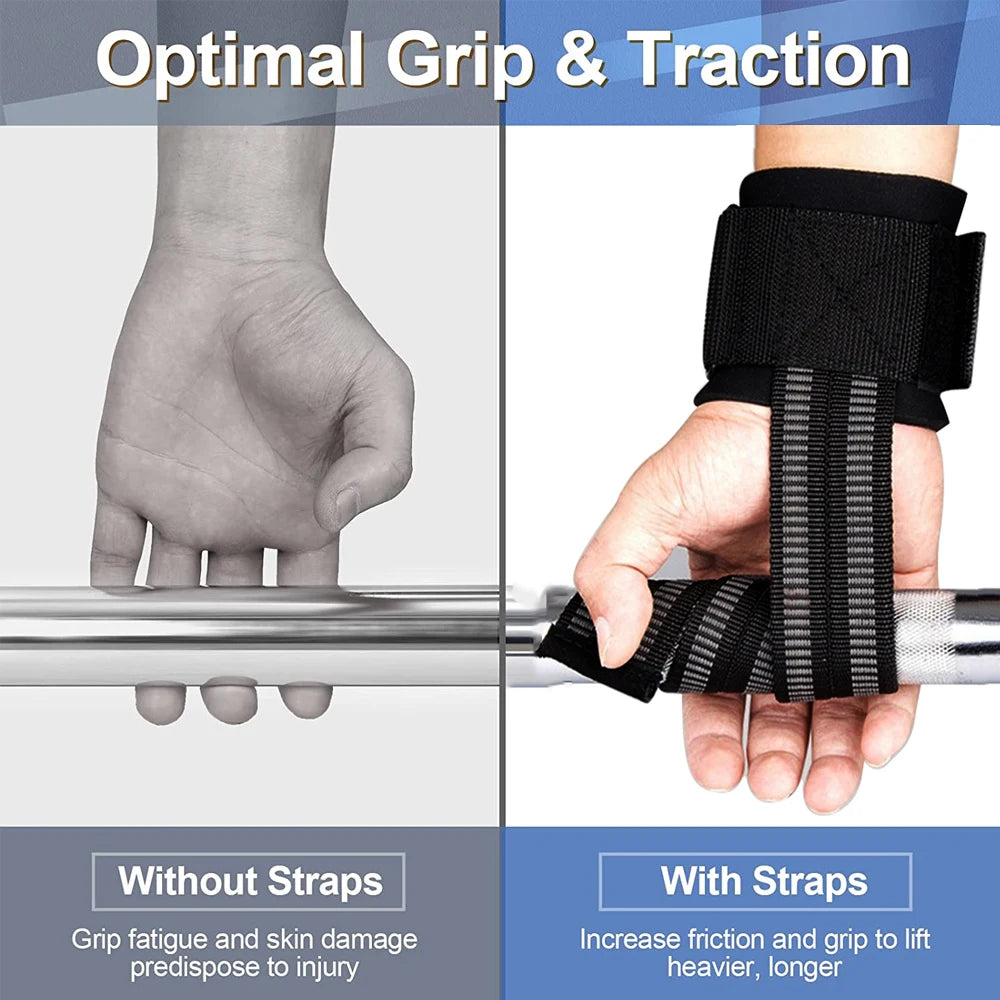 Weightlifting Wrist Straps with Support