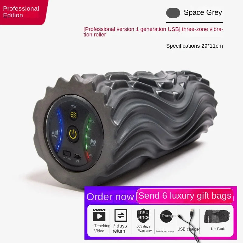 5-gear Electric Foam Roller including vibration setting