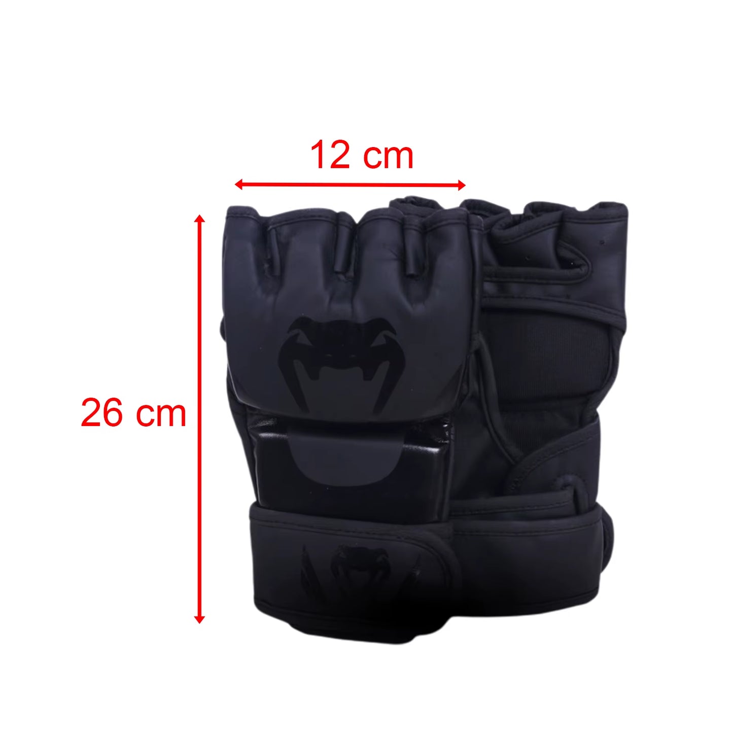 MMA Half Finger Gloves Portable Kickboxing Gloves Breathable Punch Protective Gear for Men Women Adult Grappling Accessories